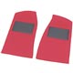 MOQUETTE MGB (PLANCHER) 1962-1968 (ROUGE) LA PAIRE