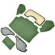 MOQUETTE SPITFIRE (COFFRE) 1962-1970 (VERT)