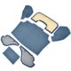 MOQUETTE SPITFIRE (COFFRE) 1962-1970 (BLEU)