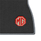 MGB 68 onwards 2 PIECE OVERMATS LOGO GREY