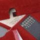 MOQUETTE MGB CAB (COMPLETE) 1968-1980 (ROUGE) "LUXE" (CAG)