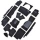 MOQUETTE TR4-TR5-TR6 "LUXE" (CAD) NOIR