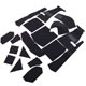 MOQUETTE MGA (HABITACLE/AVANT) CAG "LUXE" (NOIR)