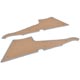 LINER-C POST PAIR GREY BGT