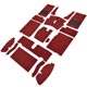 MOQUETTE SPRIGET (HABITACLE) 1969-1980 (ROUGE)