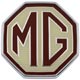 BADGE DE CALANDRE/MALLE MGF "MG"