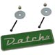 BADGE DE CALANDRE EMAILLE "DATCH.FR"