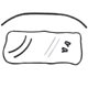JOINT DE PARE-BRISE MGB (CABRIOLET) KIT COMPLET
