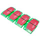 PLAQUETTES DE FREIN TRIUMPH TR5/6 (4 PISTONS) EBC GREEN