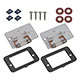 LENTILLE D'ECLAIRAGE DE PLAQUE (TYPE LUCAS) TR6/STAG/TR7 (KIT PAIRE)