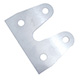 CALE DE CHARNIERE DE PORTE AUSTIN-HEALEY (1mm)