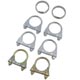 KIT DE MONTAGE D'ECHAPPEMENT JAGUAR TYPE-E S1 (COLLIERS)