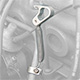 DIPSTICK RETAINING SPRING KIT - RETROSPORT (SILVER)