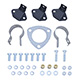 KIT DE MONTAGE D'ECHAPPEMENT AUSTIN-HEALEY (INOX)
