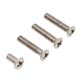 VISSERIE DE SOUFFLET DE LEVIER DE VITESSES MGB (CHROME) CONSOLE