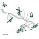 EXHAUST FITTING KIT SPITFIRE (1500)