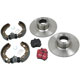  KIT REVISION FREINS MINI (AVANT) DISQUE 8"4 1984-2000 +ARRIERE