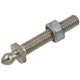BOUTON PRESSION DE CAPOTE/COUVRE-TONNEAU "TENAX" (PIED) VIS LONGUE