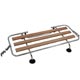 PORTE-BAGAGES UNIVERSEL (DEMONTABLE/VENTOUSE) INOX ET BOIS