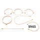 KIT DE DURITE/CANALISATION DE FREIN MGA 1959-1961 (JANTE TOLE) CAD