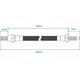 DURITE/FLEXIBLE DE FREIN (CAOUTCHOUC) ROVER 2000/2200/3500