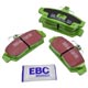 PLAQUETTES DE FREIN MGF/ROVER 214-216 (AVANT) EBC GREEN