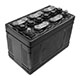 BATTERY 12 VOLT/73Ah (MASSE NEGATIVE) VIDE/SECHE