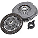 KIT EMBRAYAGE MGB 1962-1980 (BUTEE A ROULEMENT) 203mm, 23 dents