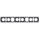 JOINT DE PIPE D'ADMISSION JAGUAR TYPE-E/MK2/MK10/XJ6/DAIMLER (PAPIER)