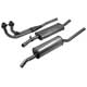 ECHAPPEMENT MGB (ORIGINE) 3-PIECES (LIGNE COMPLETE) 1974-1980