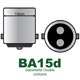 AMPOULE DE PHARE (BA15d) 12v 36/36w