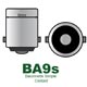 AMPOULE BAIONNETTE (BA9s) 12v-4w (VEILLEUSE/CLIGNOTANT/TDB)