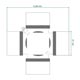 CROISILLON HARDY-SPICER TR2-TR3-TR4-TR5-TR6 (CARDAN)