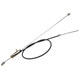 CABLE DE FREIN A MAIN MGB 1976-1980 (JANTE A RAYONS)
