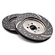 BRAKE DISCS "EBC" MGF/TF (PAIR)
