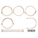 KIT DE DURITE/CANALISATION DE FREIN TR2-TR3 (LOCKHEED) CAD