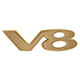 BADGE MGB "V8" OR