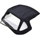 CAPOTE MGB 1970-1980 (LUNETTE OUVRANTE) NOIR (TISSU DELUXE) MOHAIR