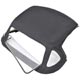 CAPOTE MGB 1970-1980 (LUNETTE OUVRANTE) NOIR (TISSU DELUXE) + RAIL (MOHAIR)