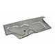 DEMIE-CLOISON (DROIT) DE PLANCHER ARRIERE (VERTICAL) AUSTIN-HEALEY
