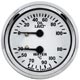 JAUGE DE PRESS HUILE/TEMP EAU SMITHS 0-100lb/30-110°c (BLANC)