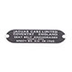 PLAQUE "SEAT BELT" JAGUAR