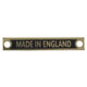 PLAQUE "MADE IN ENGLAND"