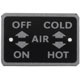 PLATE-OFF ON/COLD HOT JAGUAR