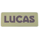 AUTOCOLLANT "LUCAS BATTERY " MGA/B 1955-1967/TR2-6 1953-1975