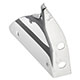 CACHE DE FINITION DE GARNITURE DE PORTE SUPERIEUR MGB GT (GAUCHE) CHROME