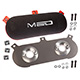 FILTRE A AIR HS4 DOUBLE "ITG" + CORNETS STUBSTACK (MED) MGB