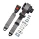CEINTURE ARRIERE (3 POINTS) AVEC ENROULEUR MULTI ANGLES (GRIS)