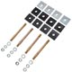 KIT DE MONTAGE DE TRAVERSE/BERCEAU AVANT MGB 1962-1974