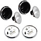 BOL DE PHARE 7 (KIT COMPLET) MINI/MGB/TRIUMPH/JAGUAR (TYPE LUCAS 700) H4